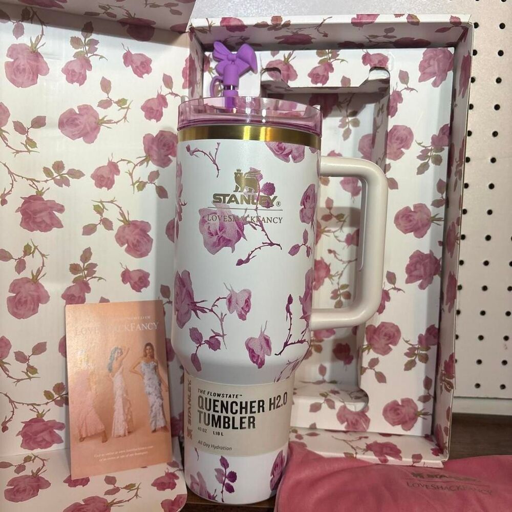 Loveshackfancy White and Pink Decor-home-accesories